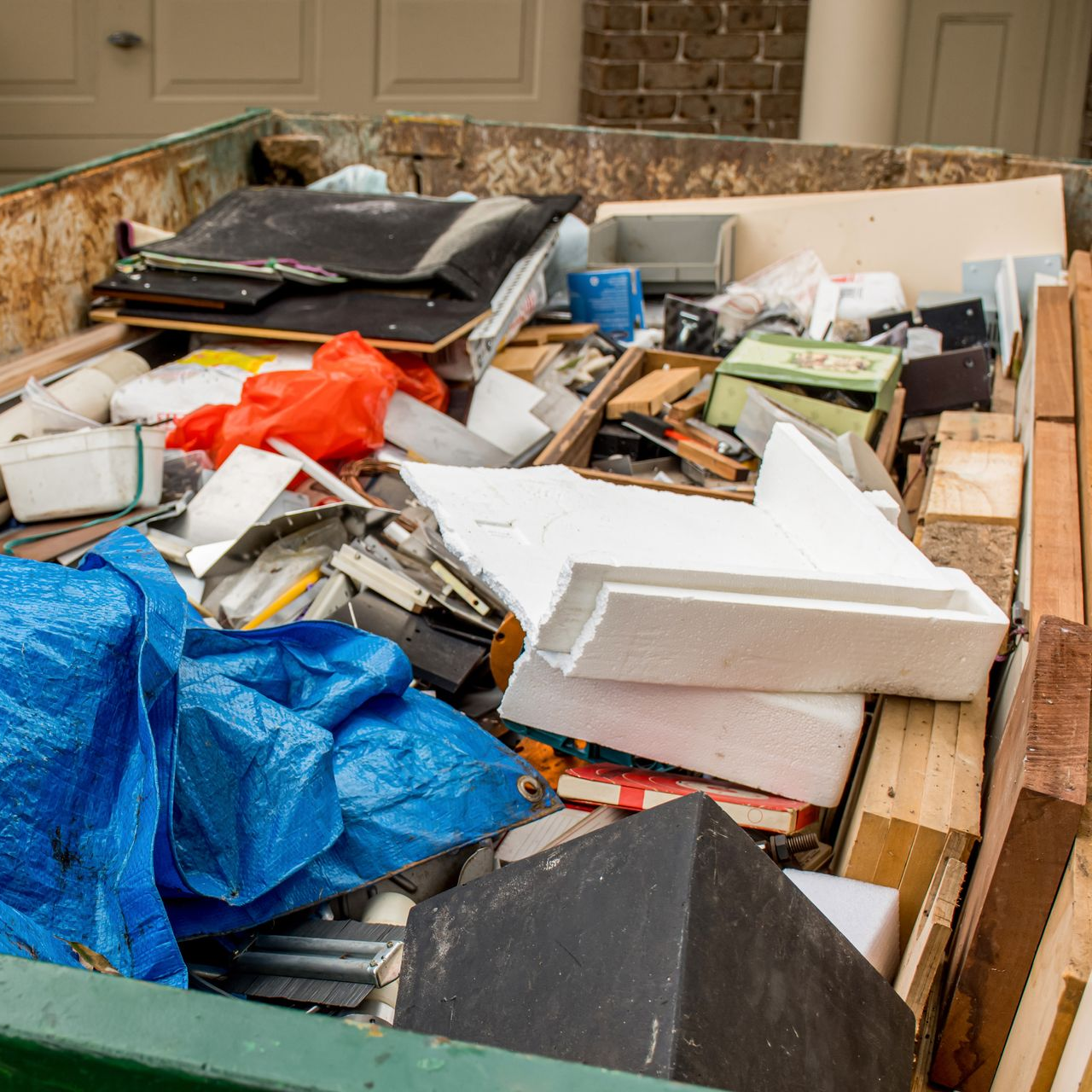 Benne à déchets tout-venant