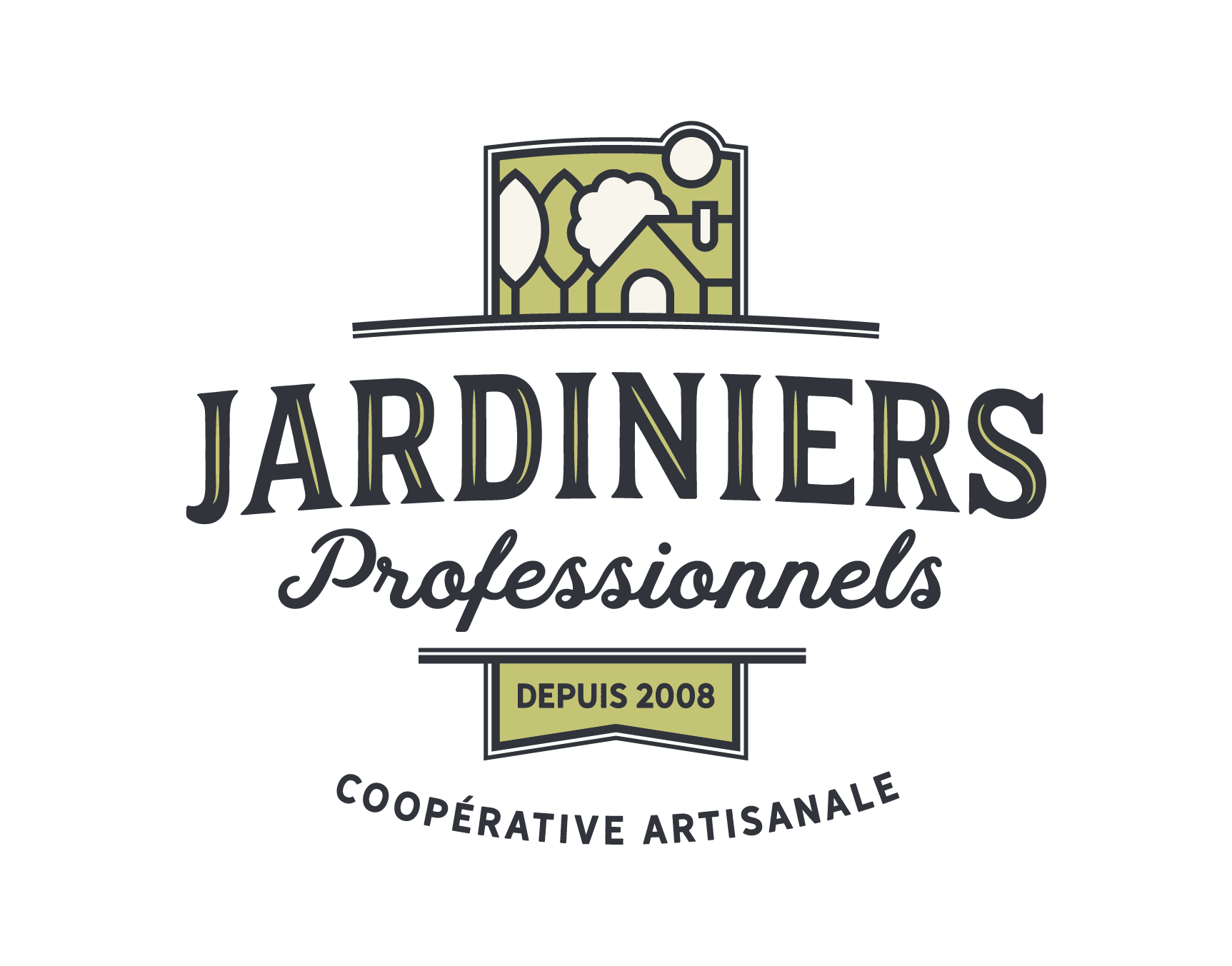 Logo des jardiniers professionnels.