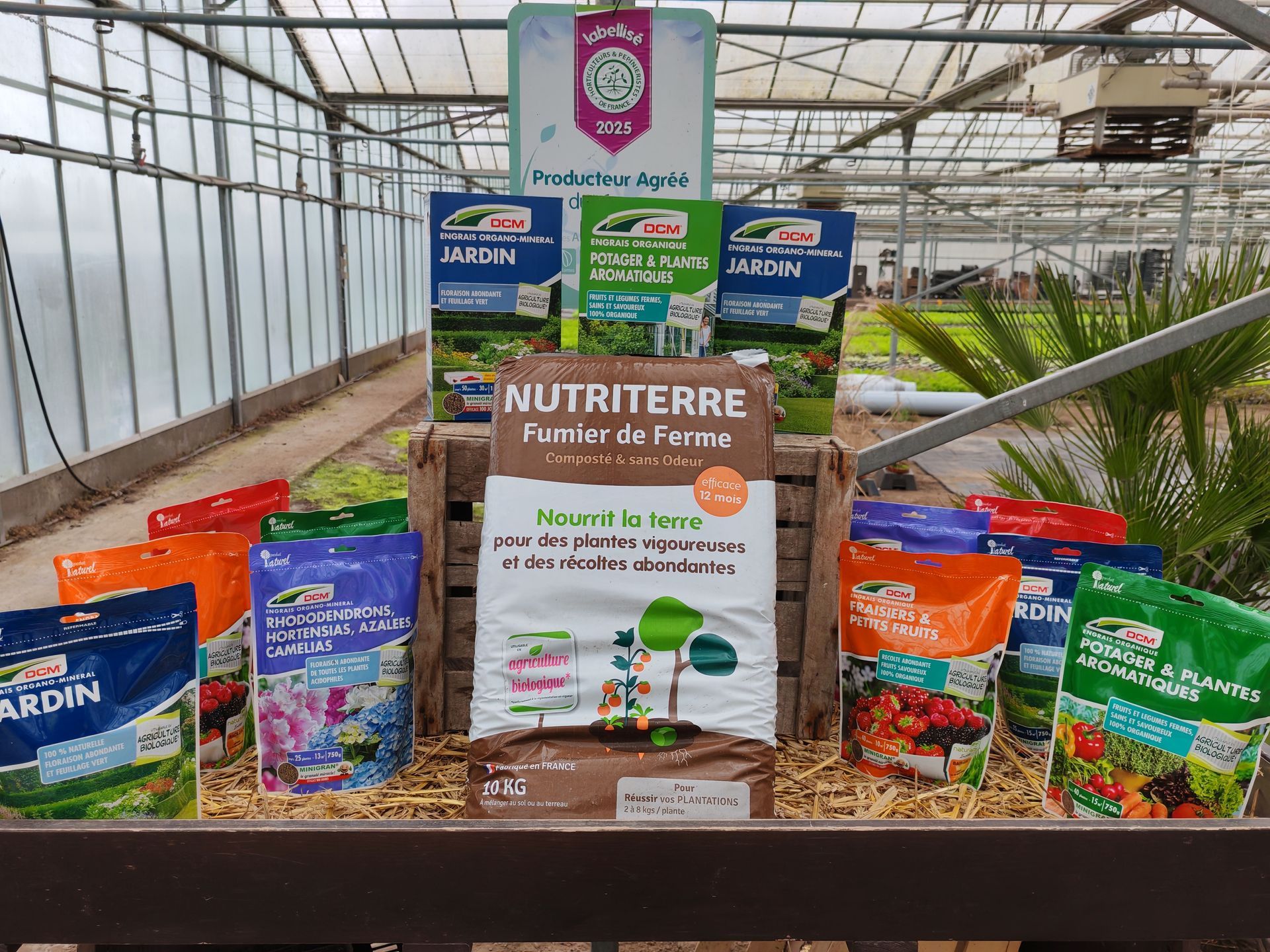 Sacs de terreau de différentes tailles