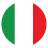 Drapeau langue italien