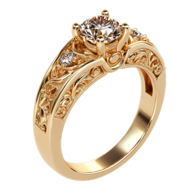 Bague en  or et diamants