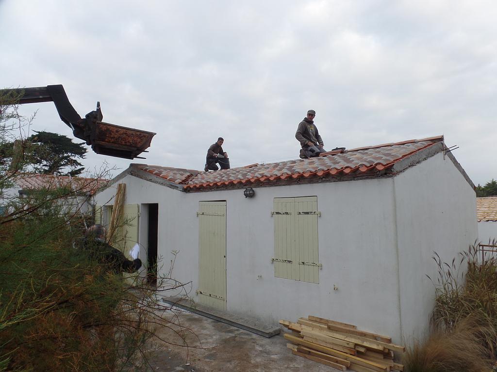 Maison travaux de toiture