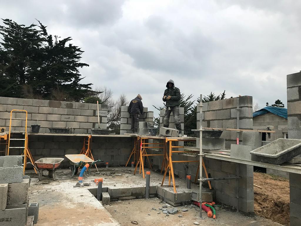 Travaux de maçonnerie