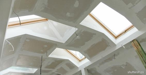 Pose de fenêtres de toit