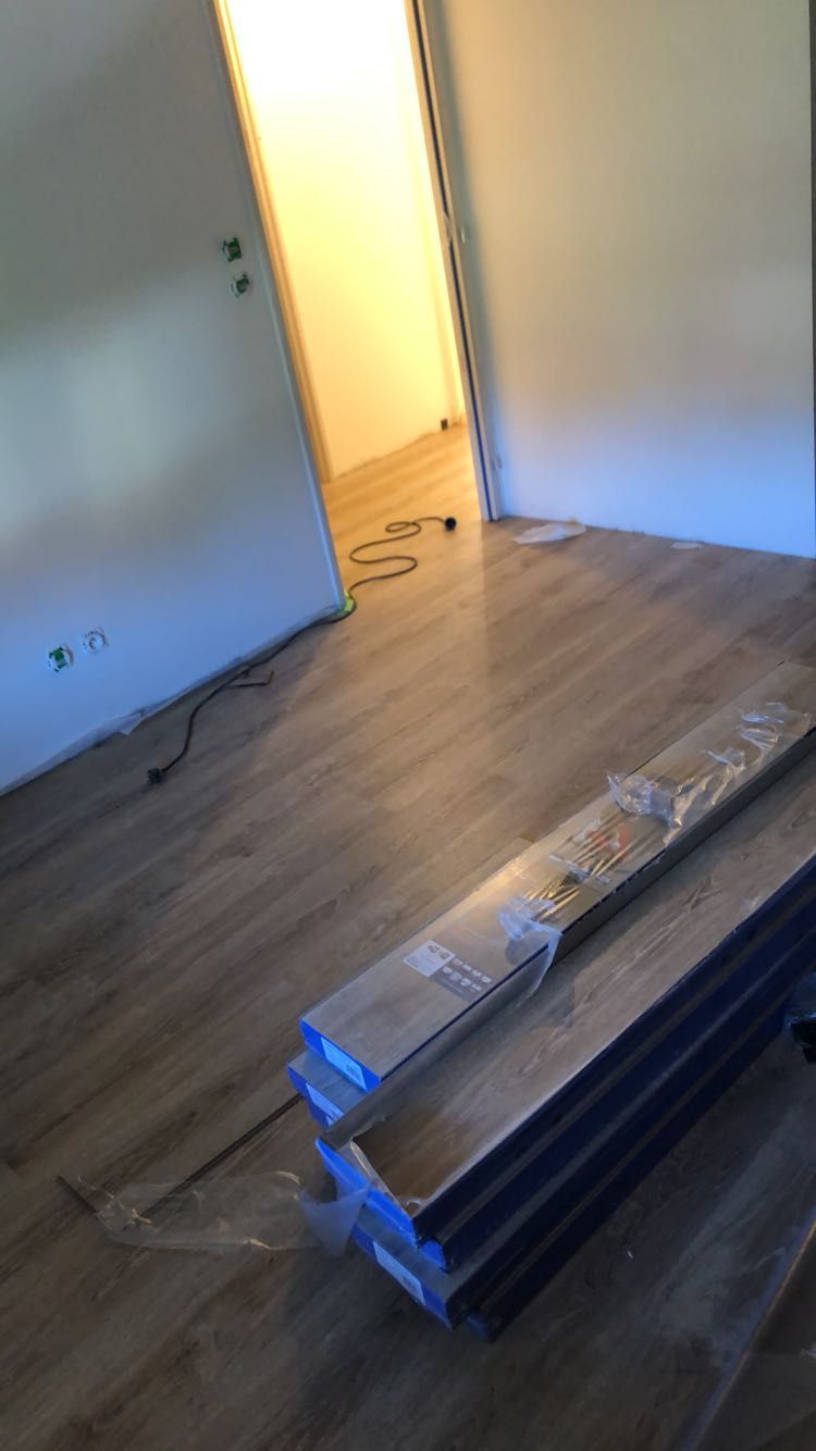 Pose de parquet flottant