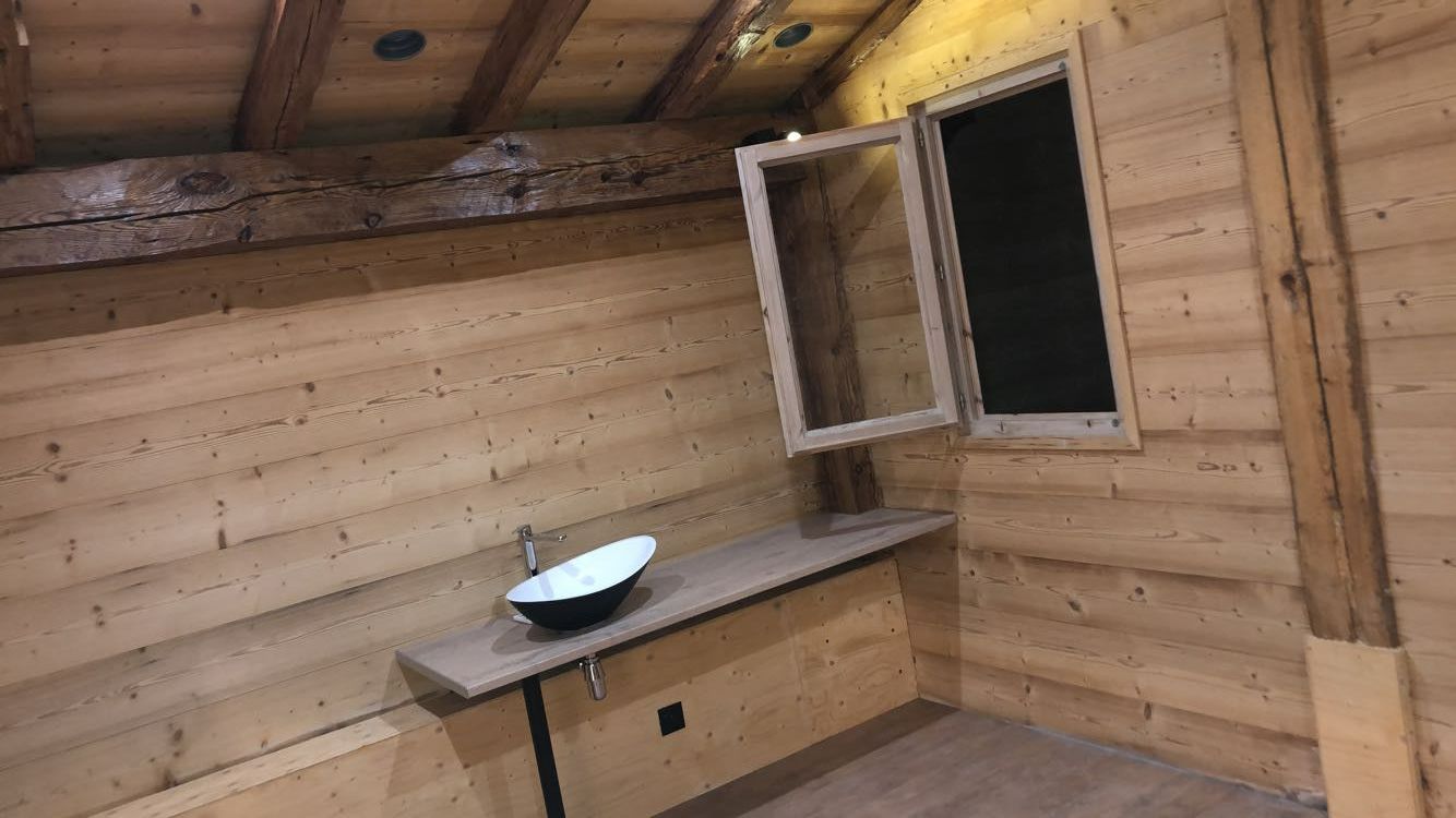 Salle de bains en bois