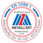 Zertifikat Metallzert EN 1090-1