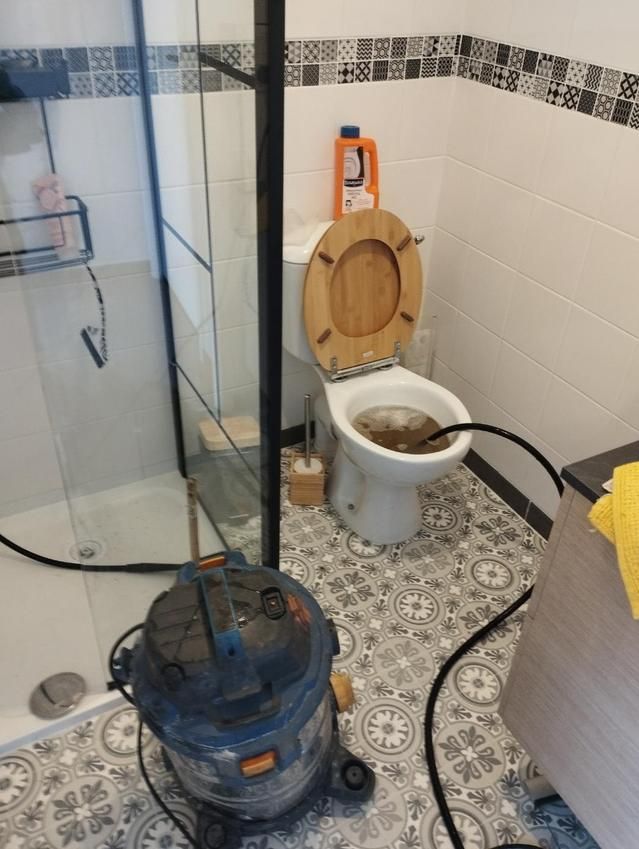 Inspection de canalisation bouchée