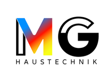 Ein Logo für eine Firma namens mg haustechnik