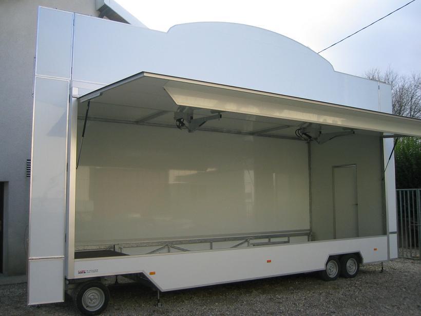 Remorque structure pour alimentaire