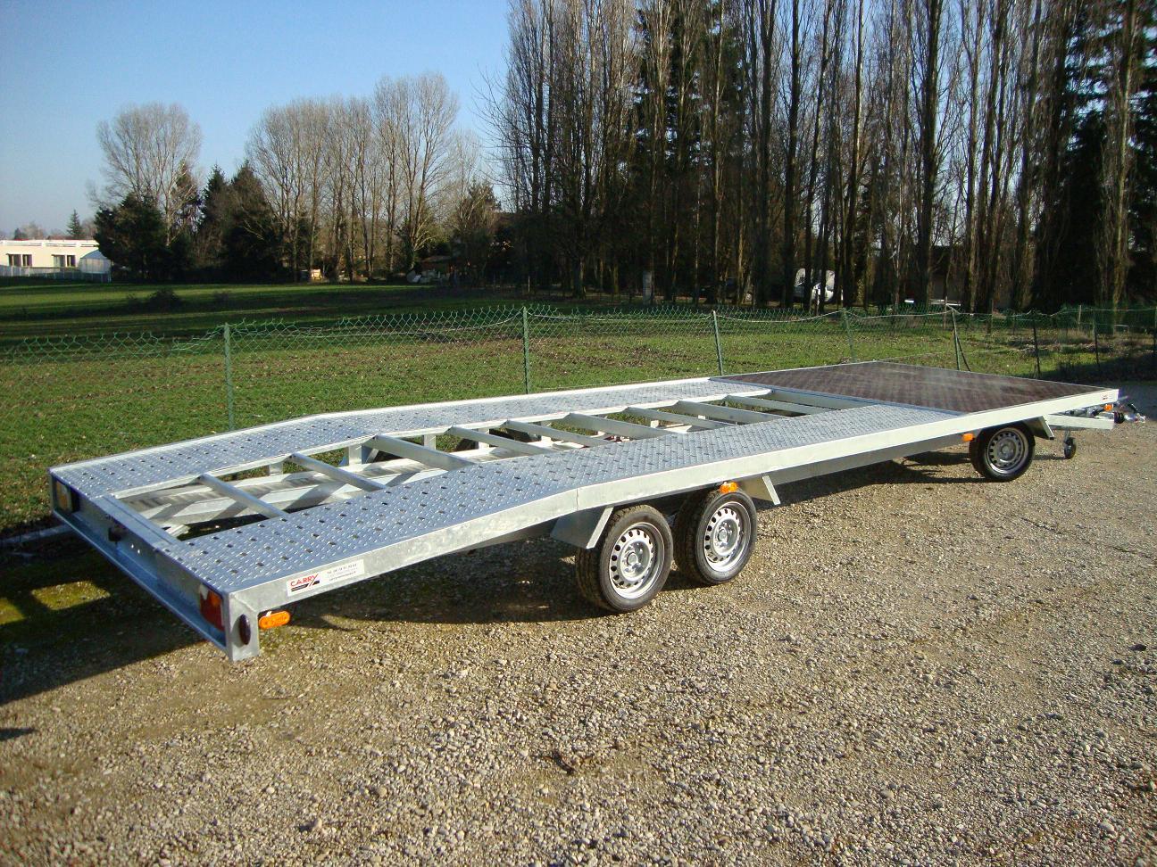 Remorque-voiture pour camion