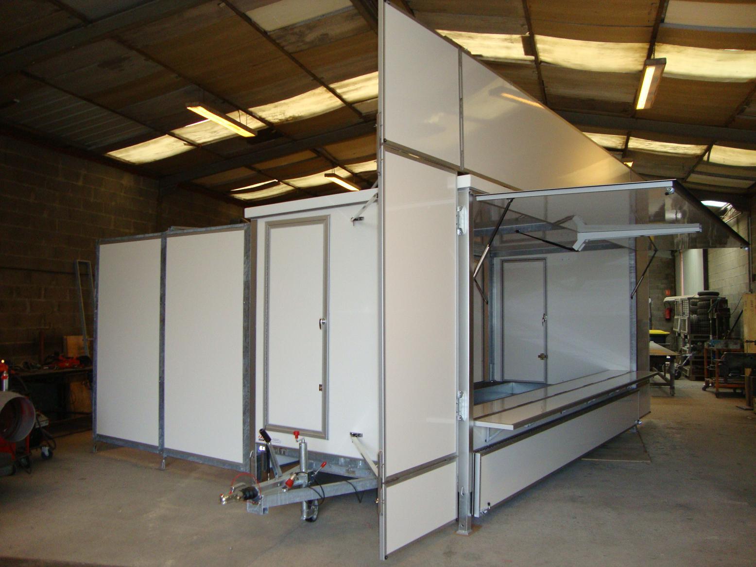 Remorque foraine alimentation structure large