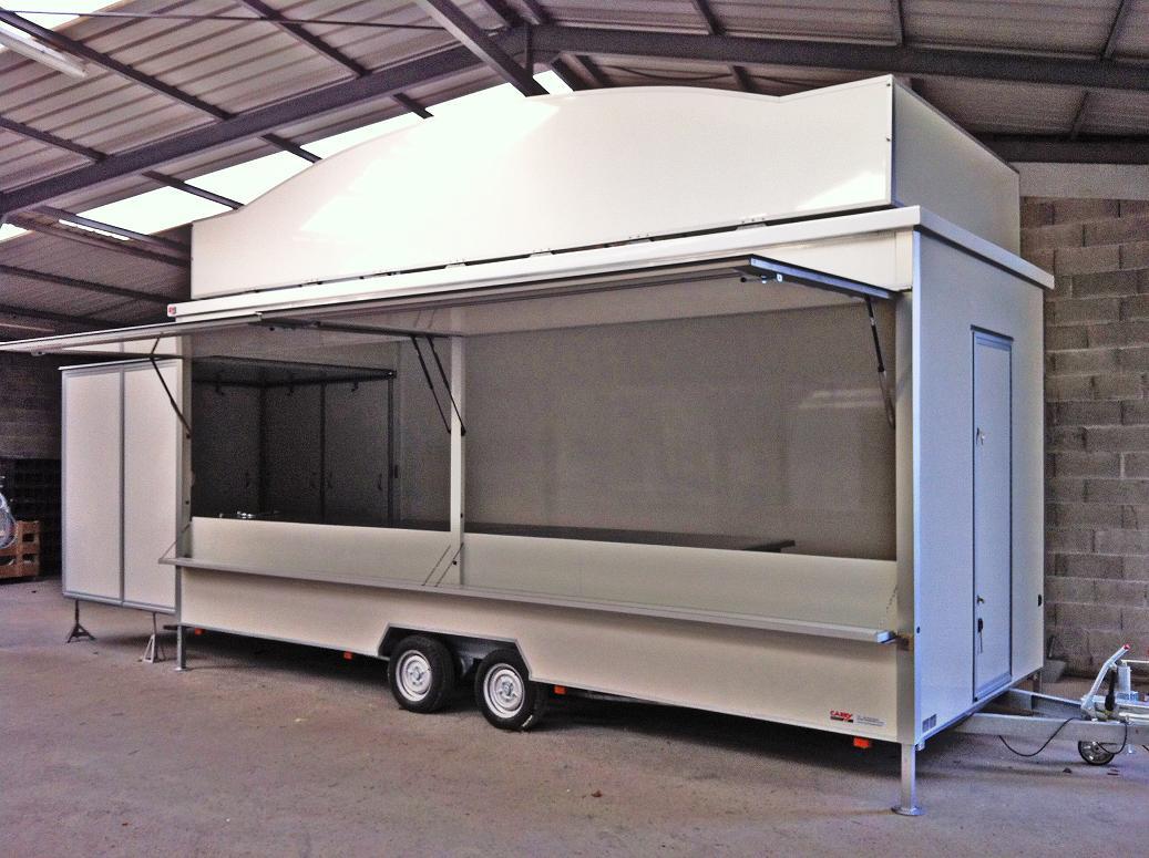 Remorque foraine alimentation foire