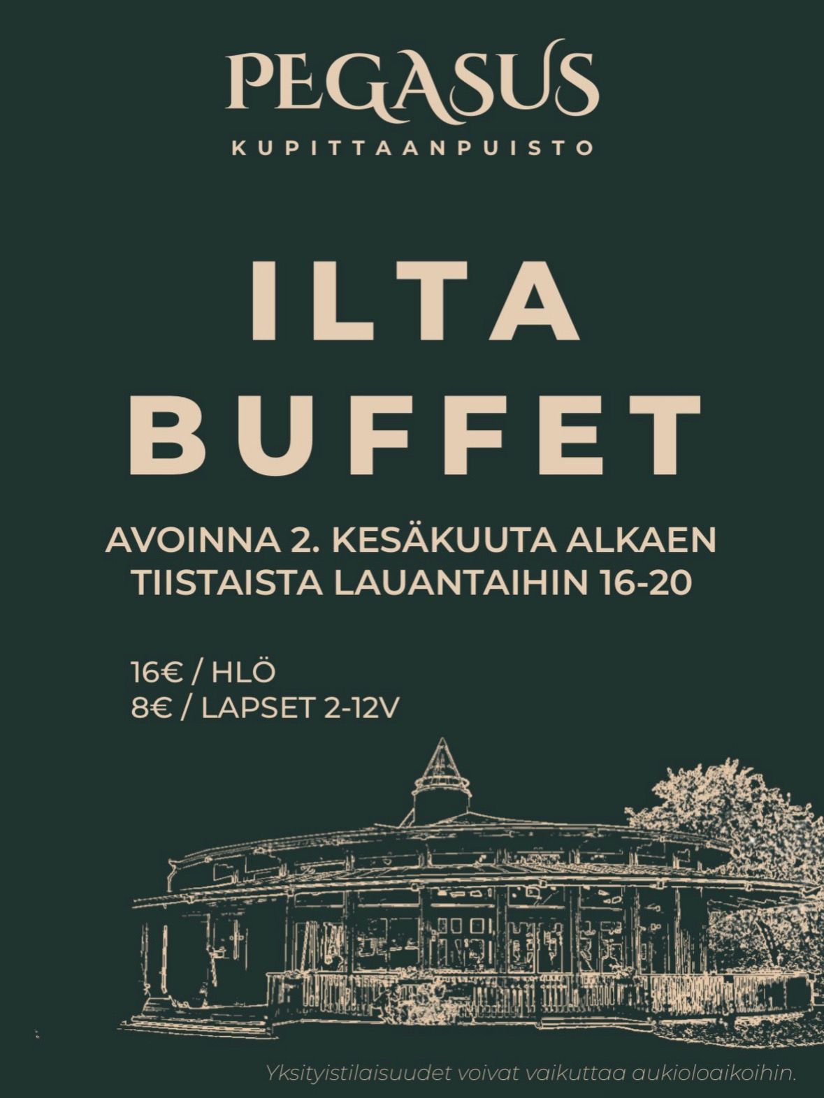 Iltabuffet Kupittaa Turku Ravintola