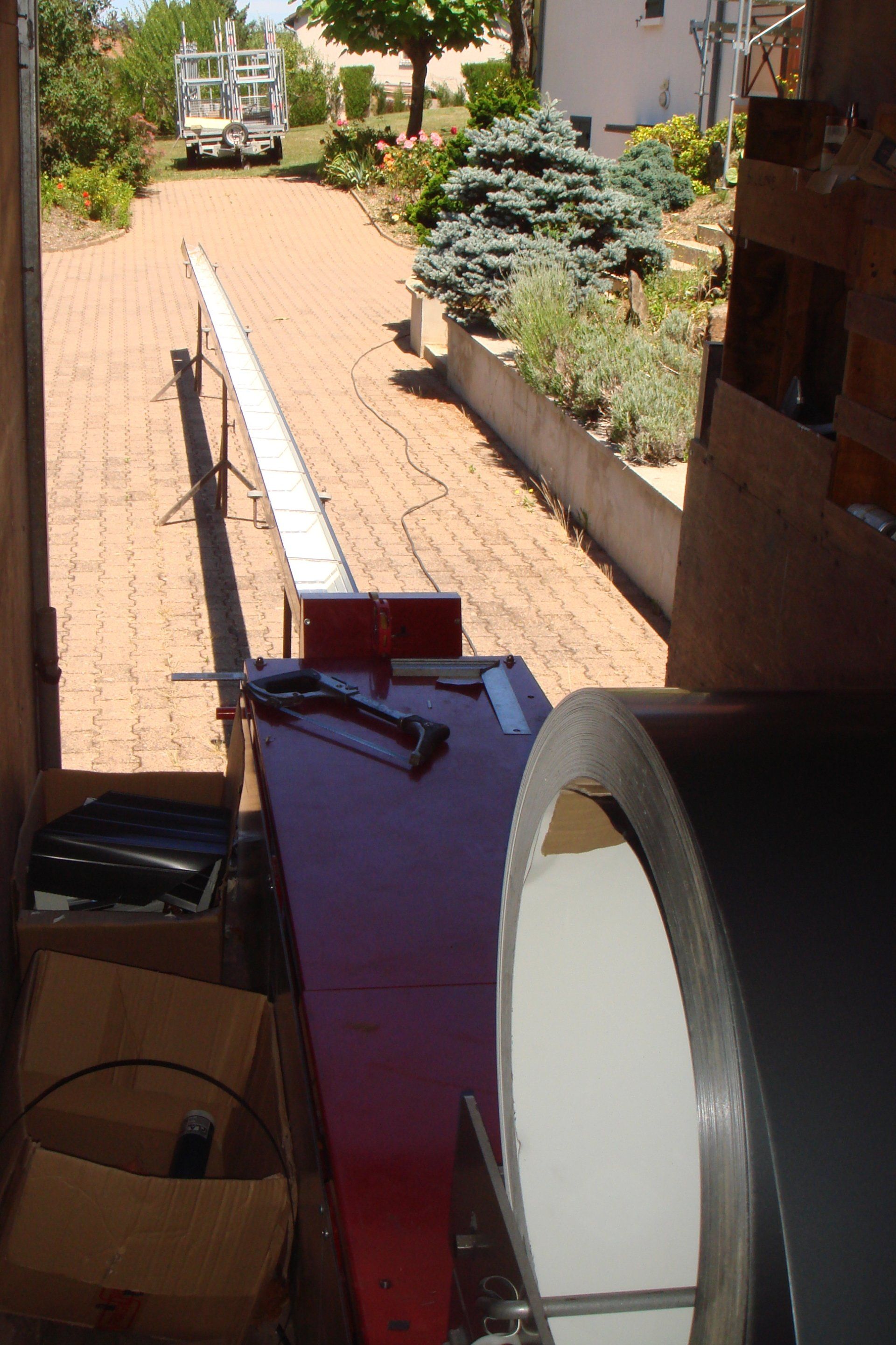 Gouttière sur mesure