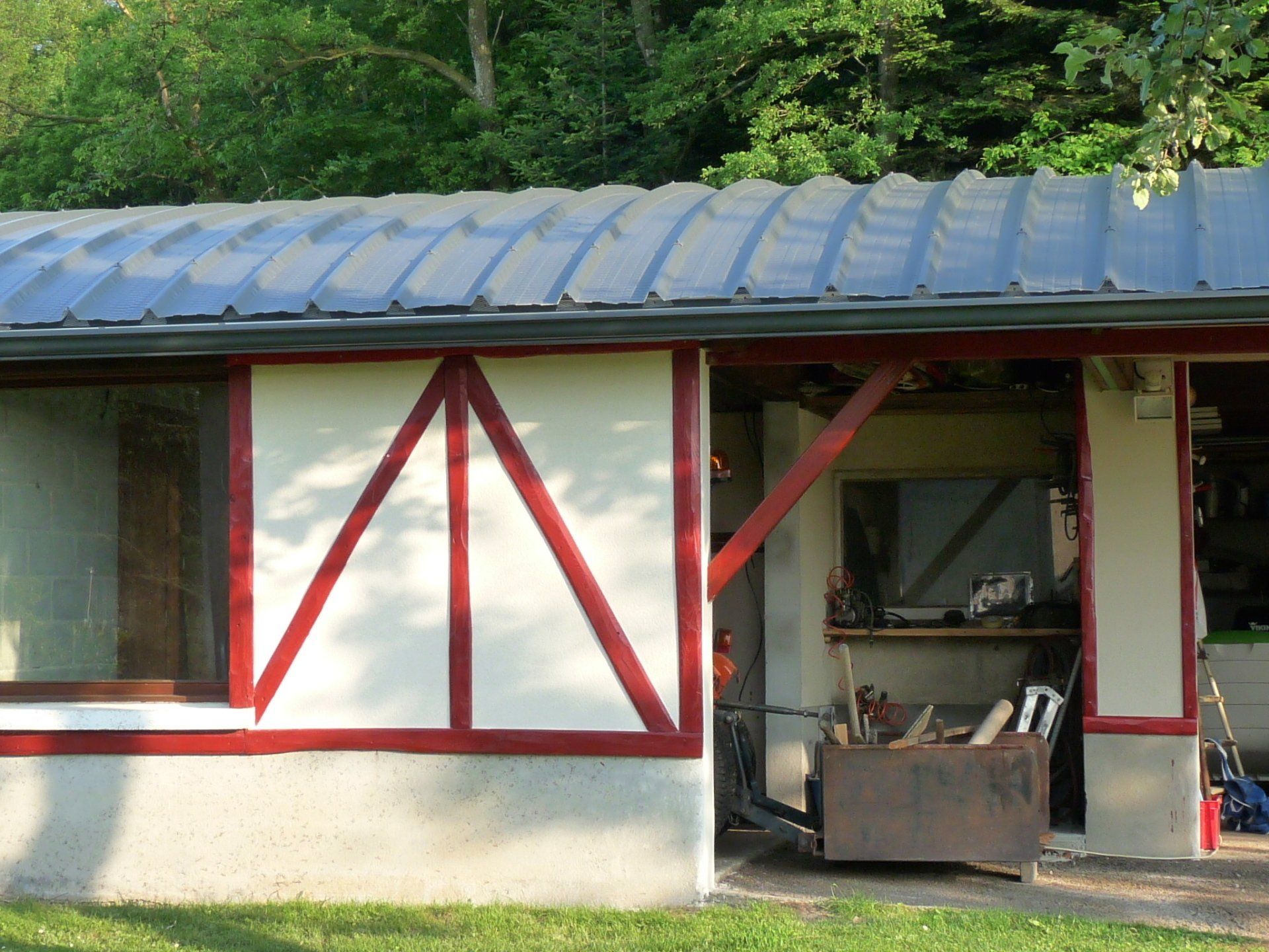 Couverture en plaques acier