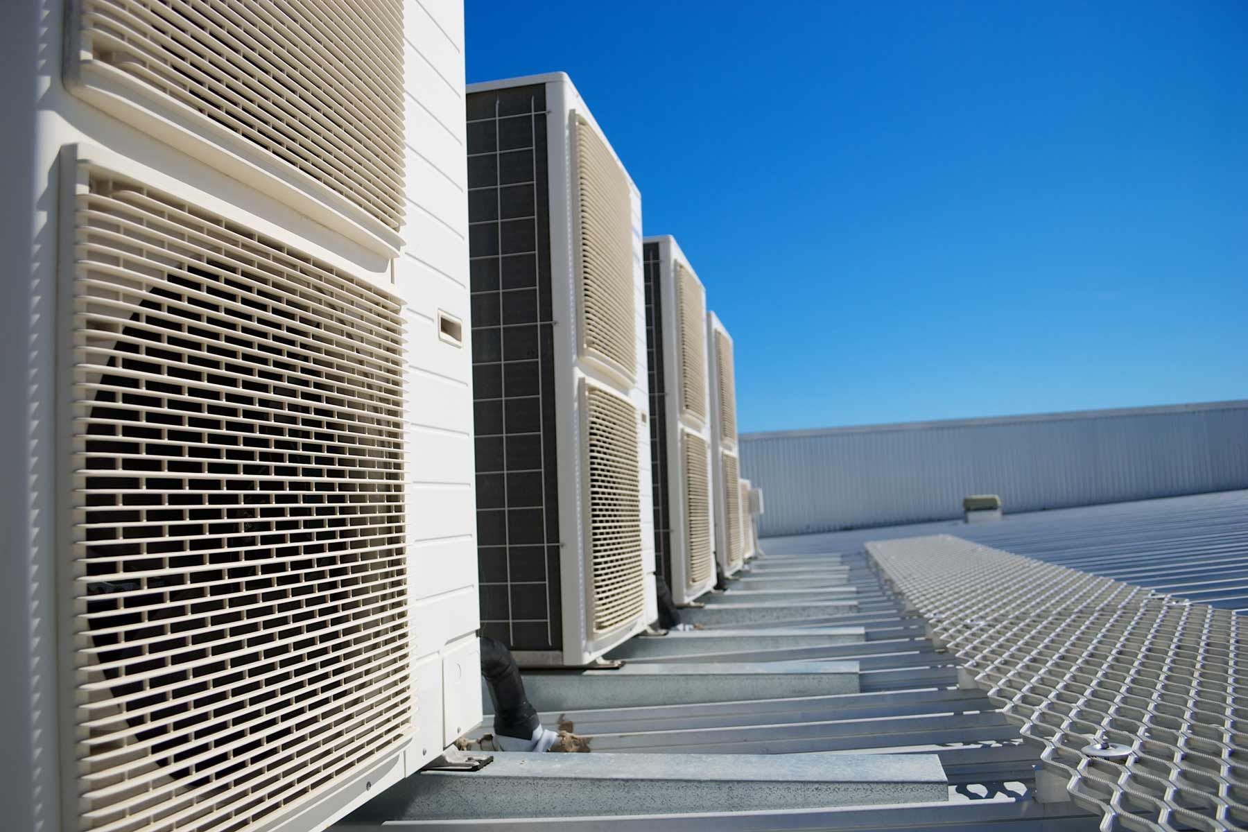 Ventilation pour climatisation de local pro ou magasin sur toit