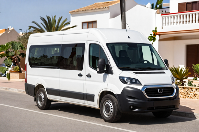 Minibús de 16 plazas en Ibiza
