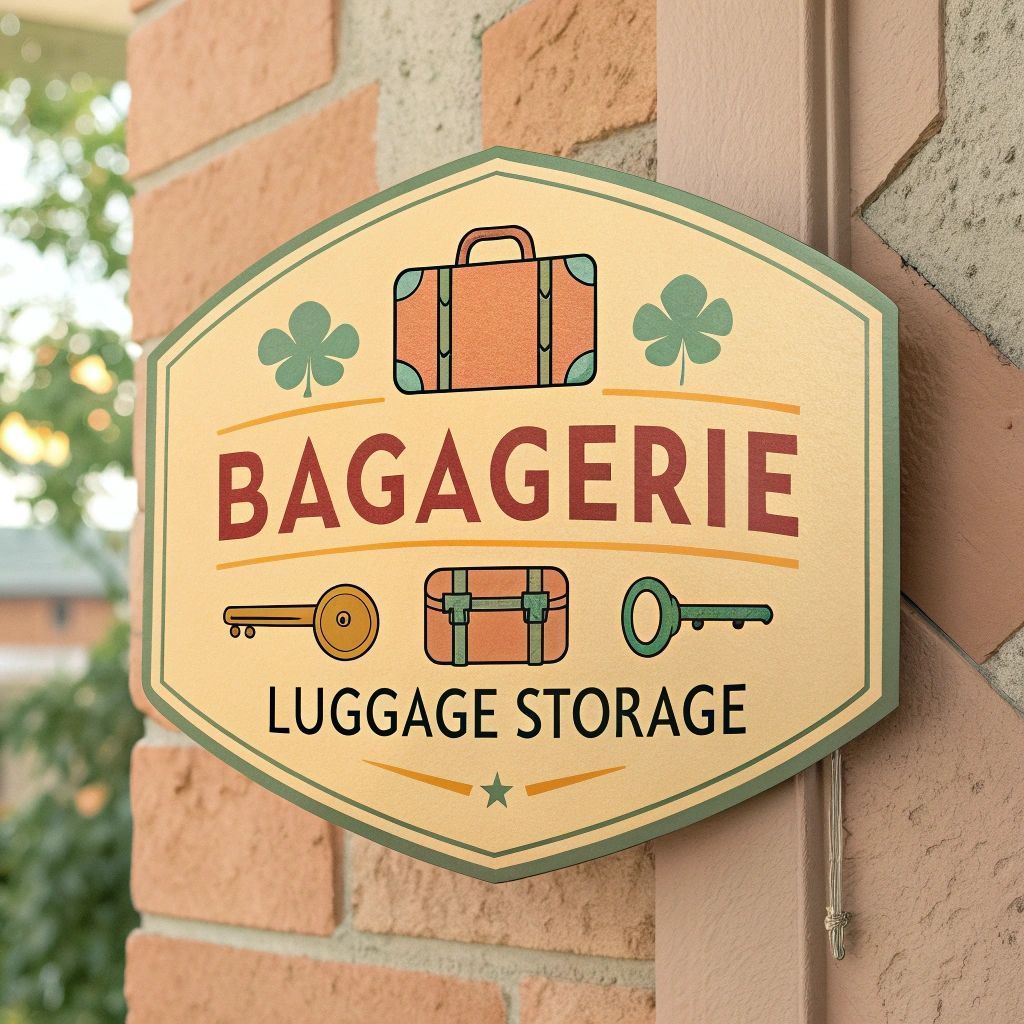possibilité de laisser vos bagages de 08H à 20H pour 7€