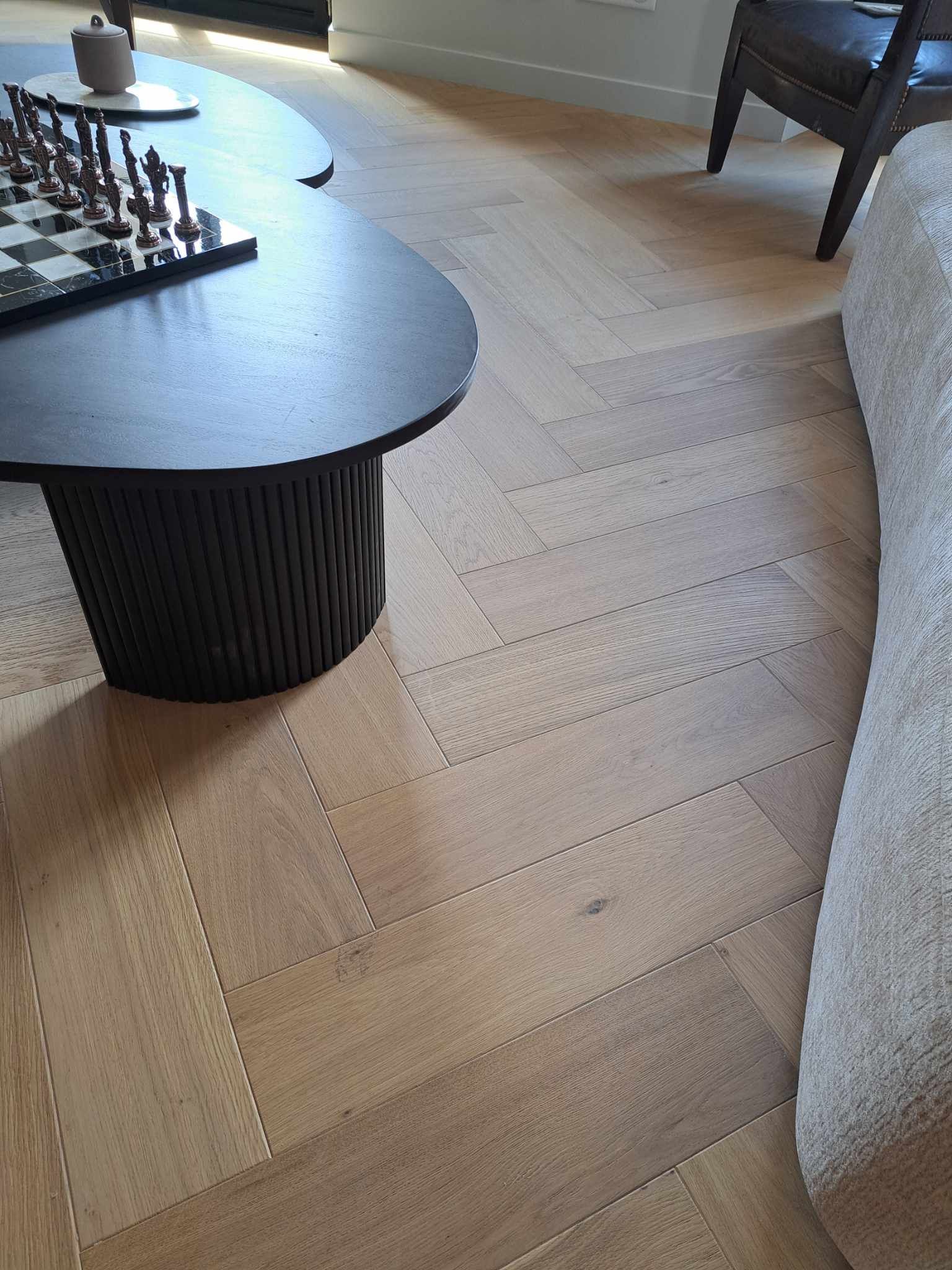 Parquet en bois.
