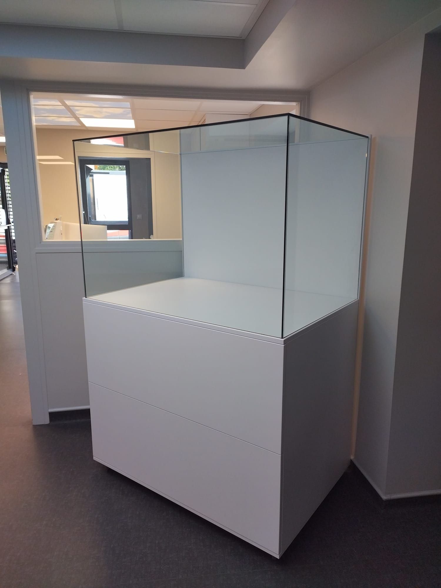 Vitrine sur mesure.