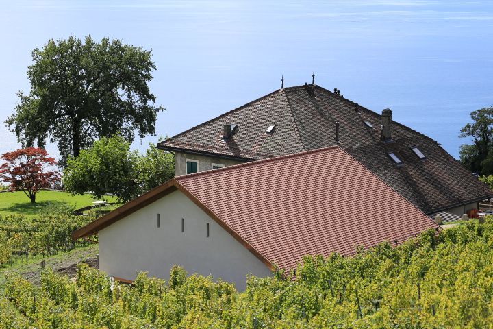 CAVEAU ET TERRASSE DU DOMAINE MERMETUS POUR DUGUSTATION DE VINS
