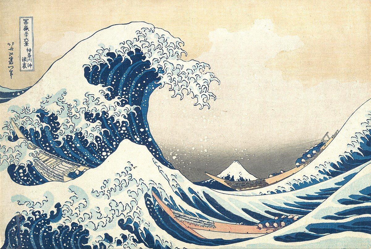 Des vagues.