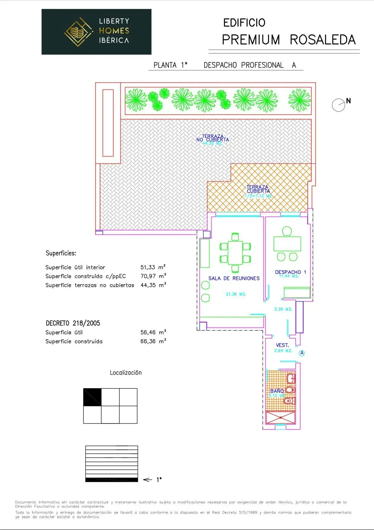 Un plano de una casa con balcón.