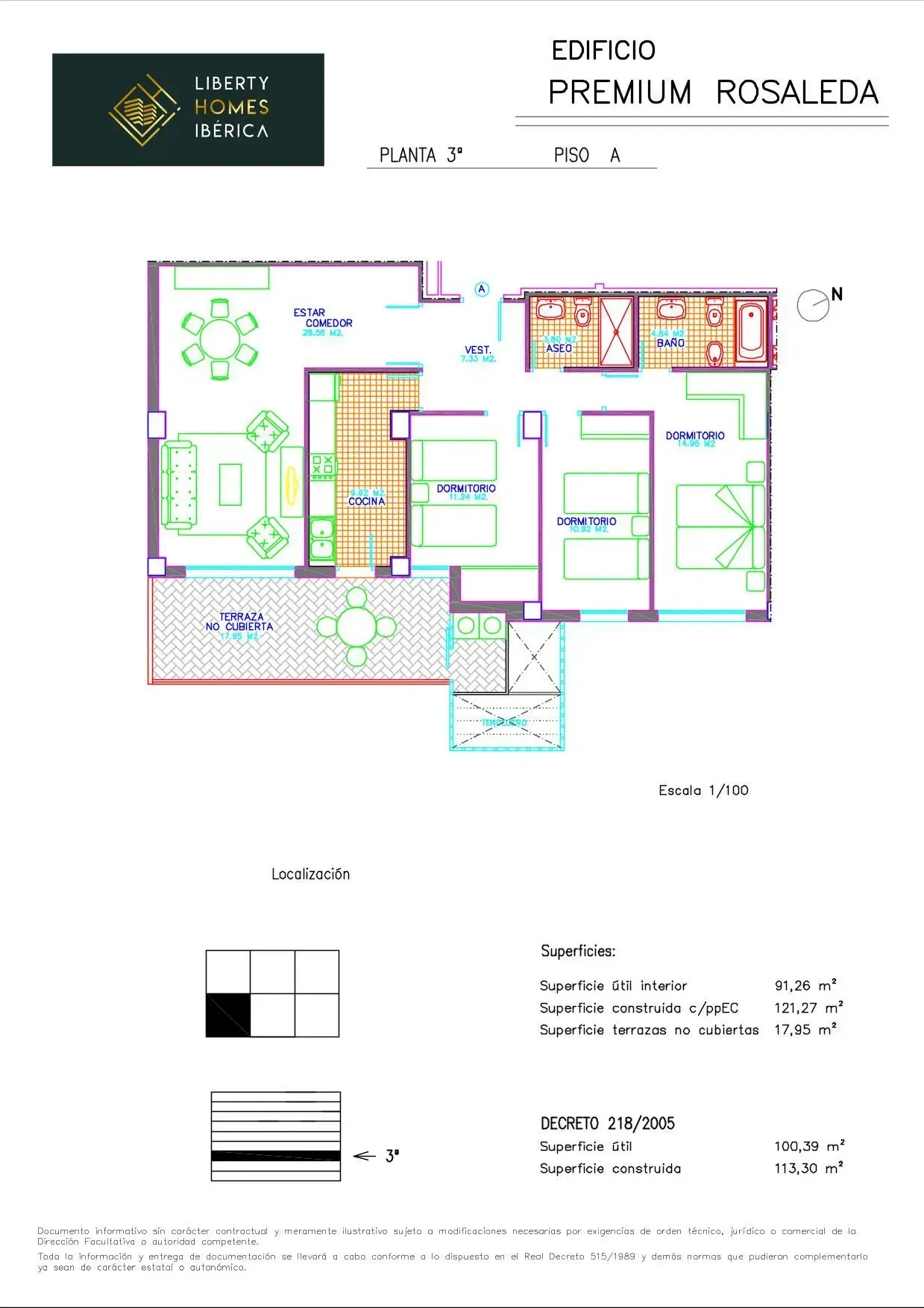 Un plano de una casa con balcón.