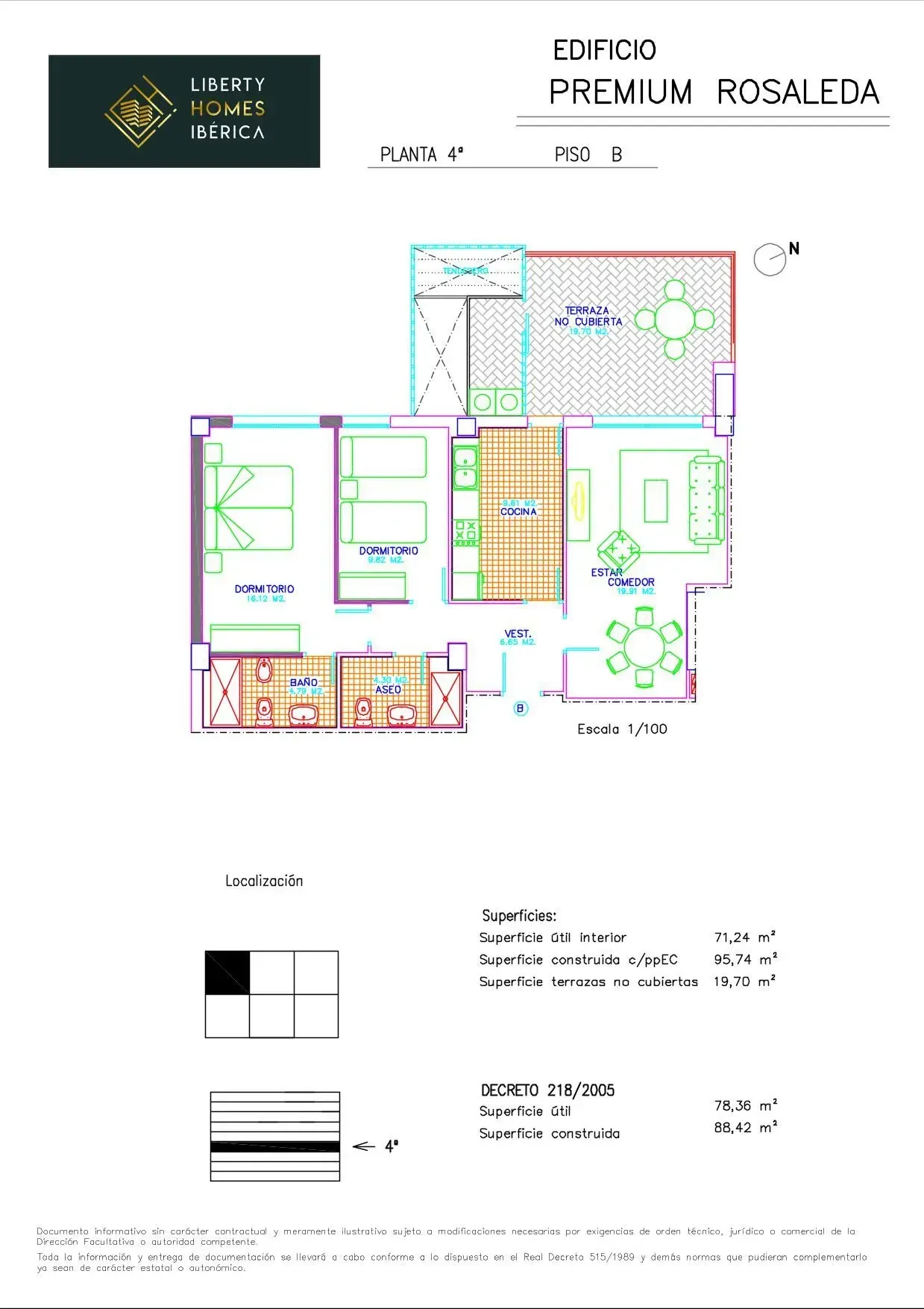 Un plano de una casa con balcón.