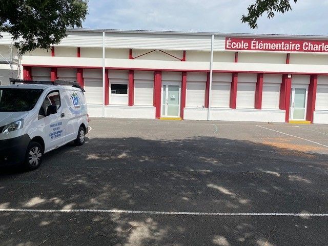 Travaux d'isolation thermique d'une école