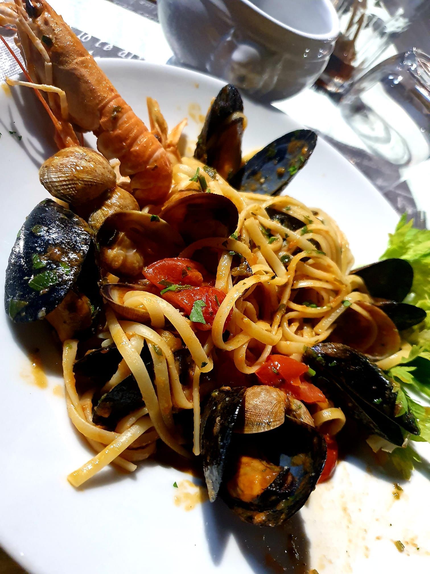 Pâtes aux fruits de mer