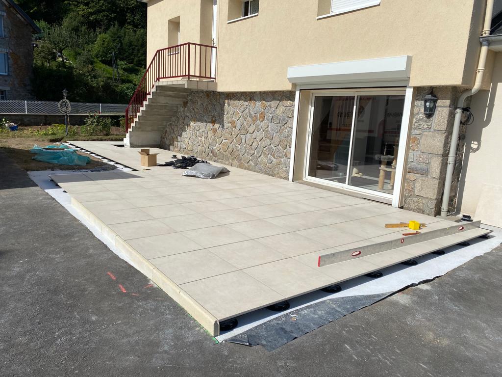 Construction de terrasse