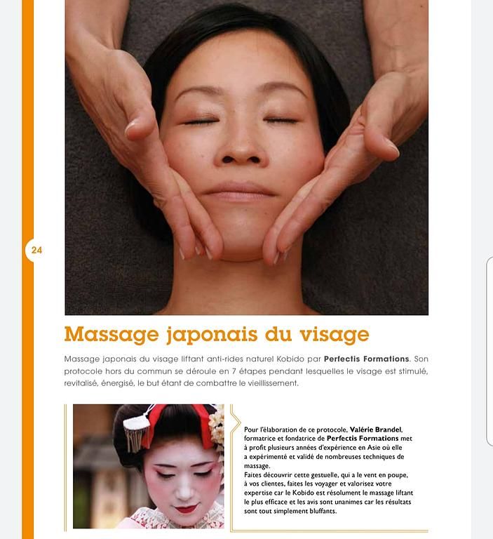 Massage japonais du visage