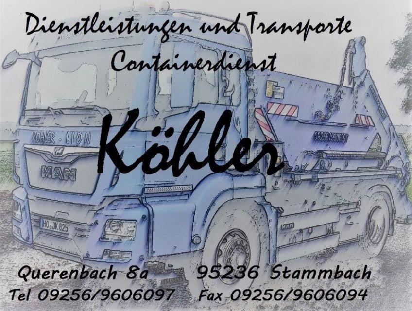 Köhler Jörg Dienstleistungen und Transporte Containerdienst