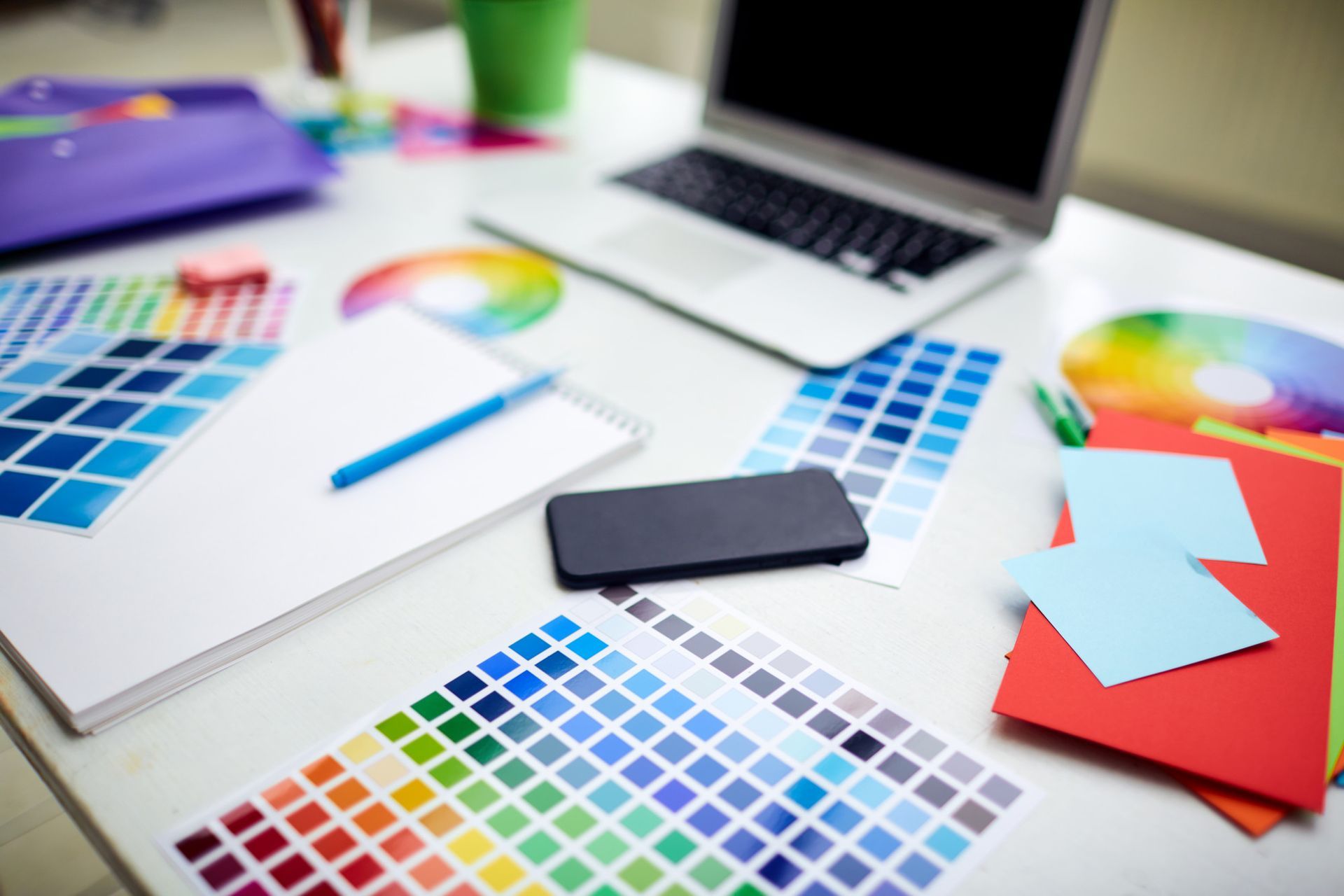 Beautiful residential landscape design with greenery