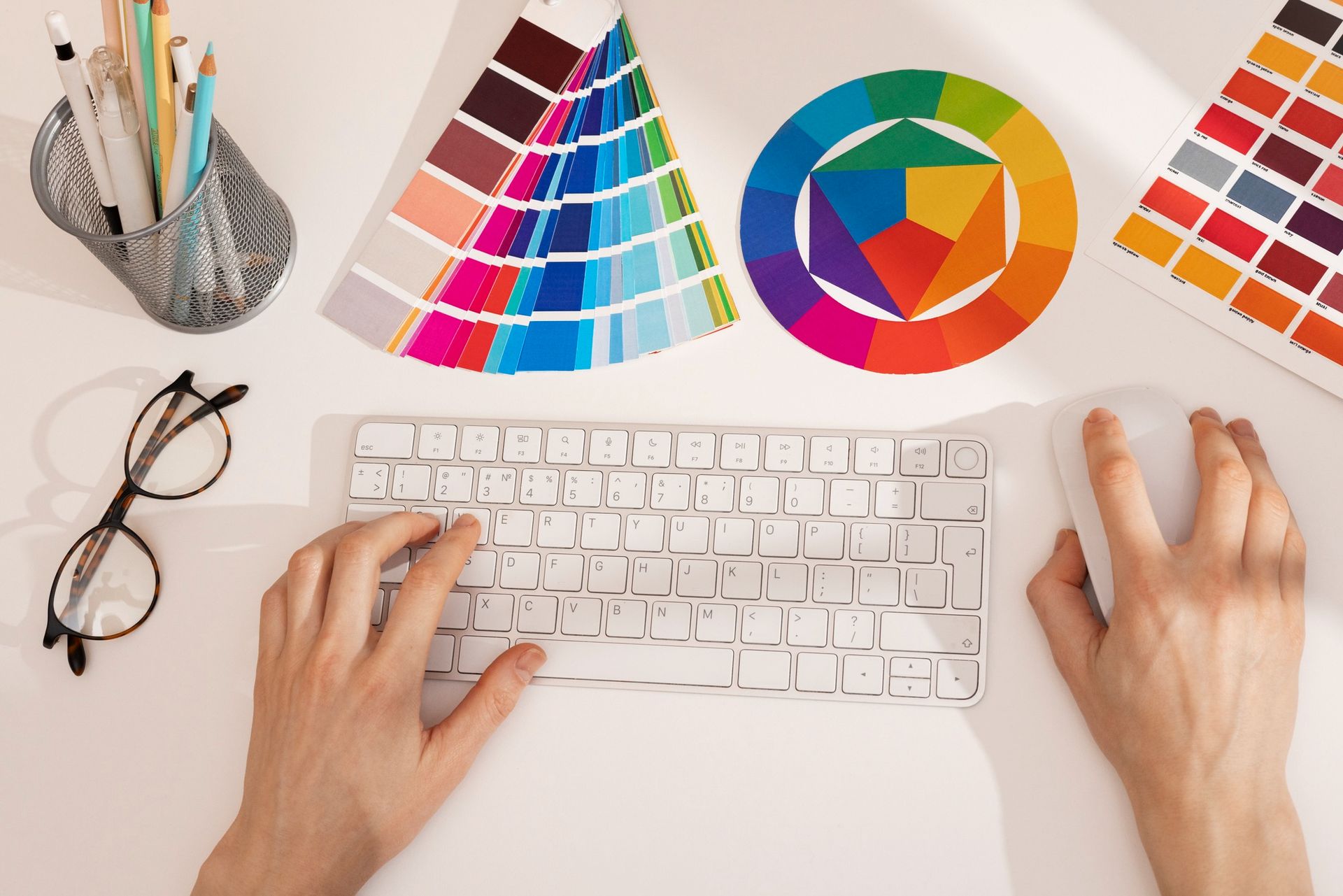 Beautiful residential landscape design with greenery