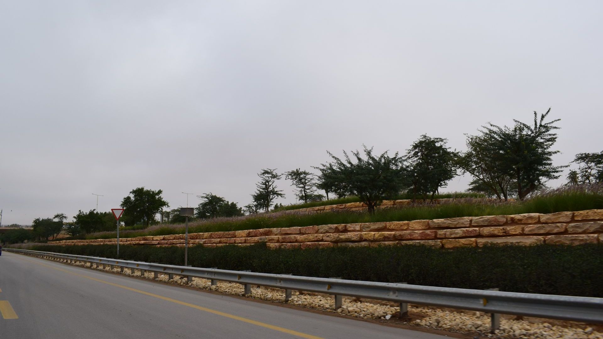 Street landscape and irrigation system