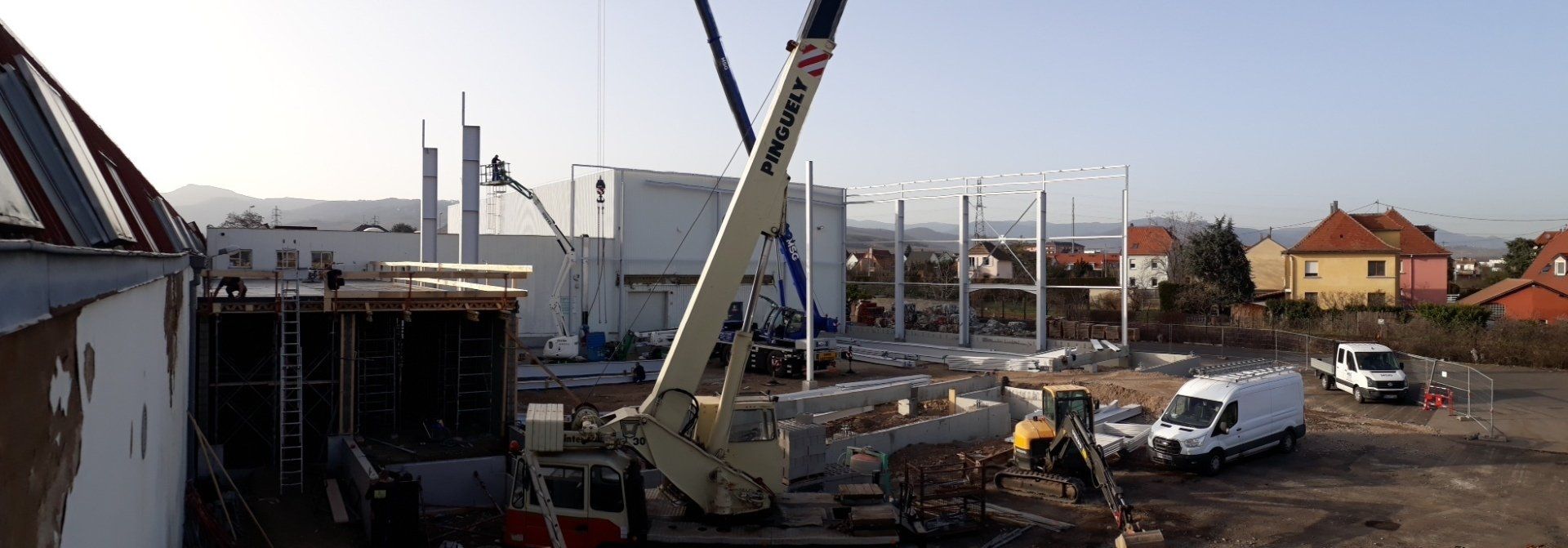 Bâtiment en construction