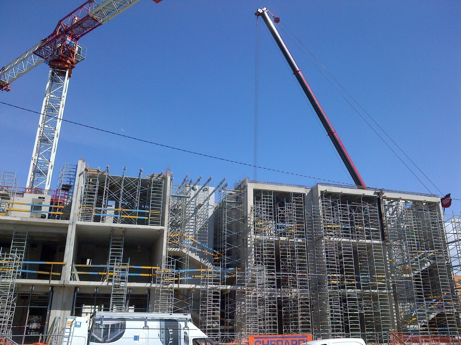 Immeuble en construction