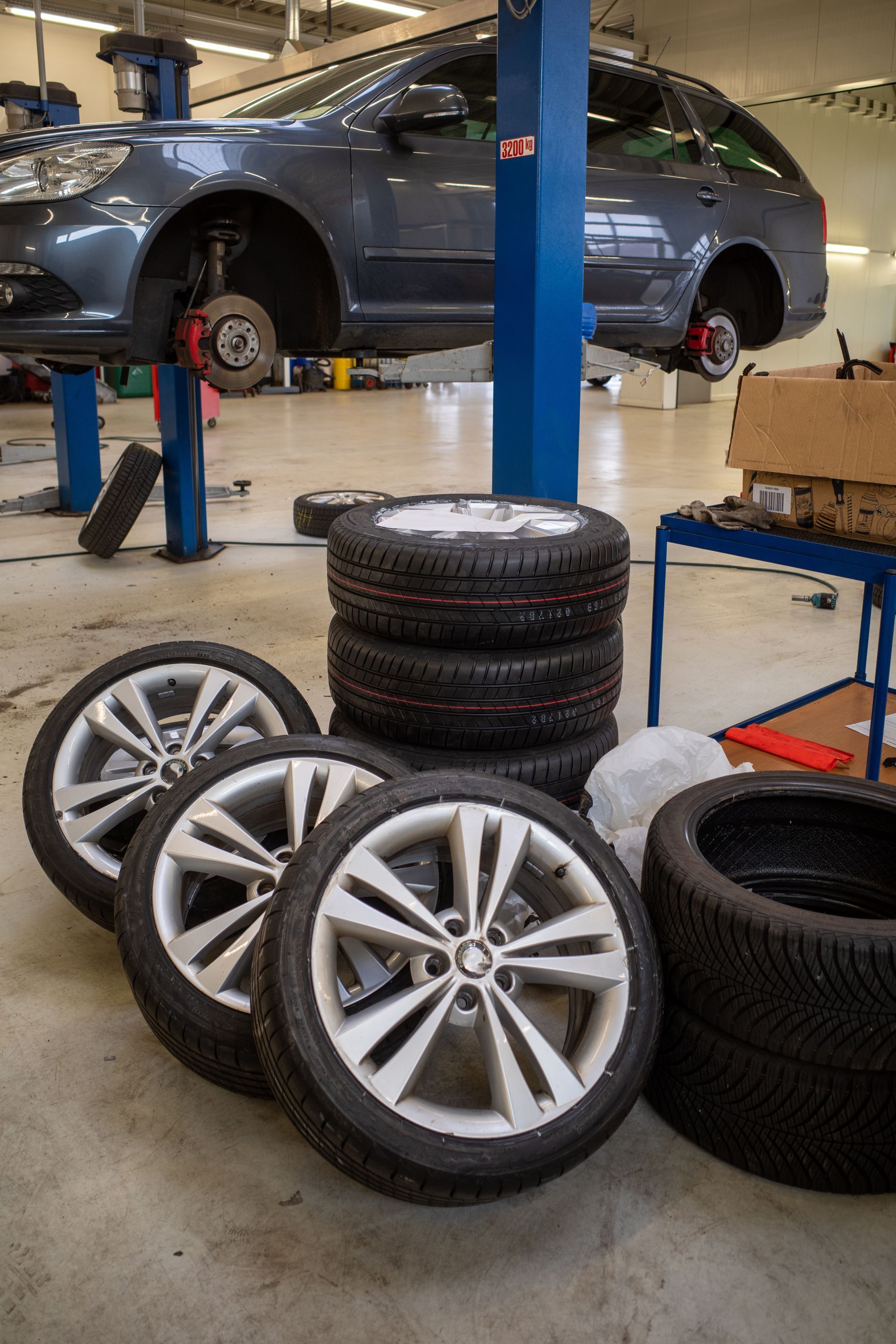 Des roues de voiture