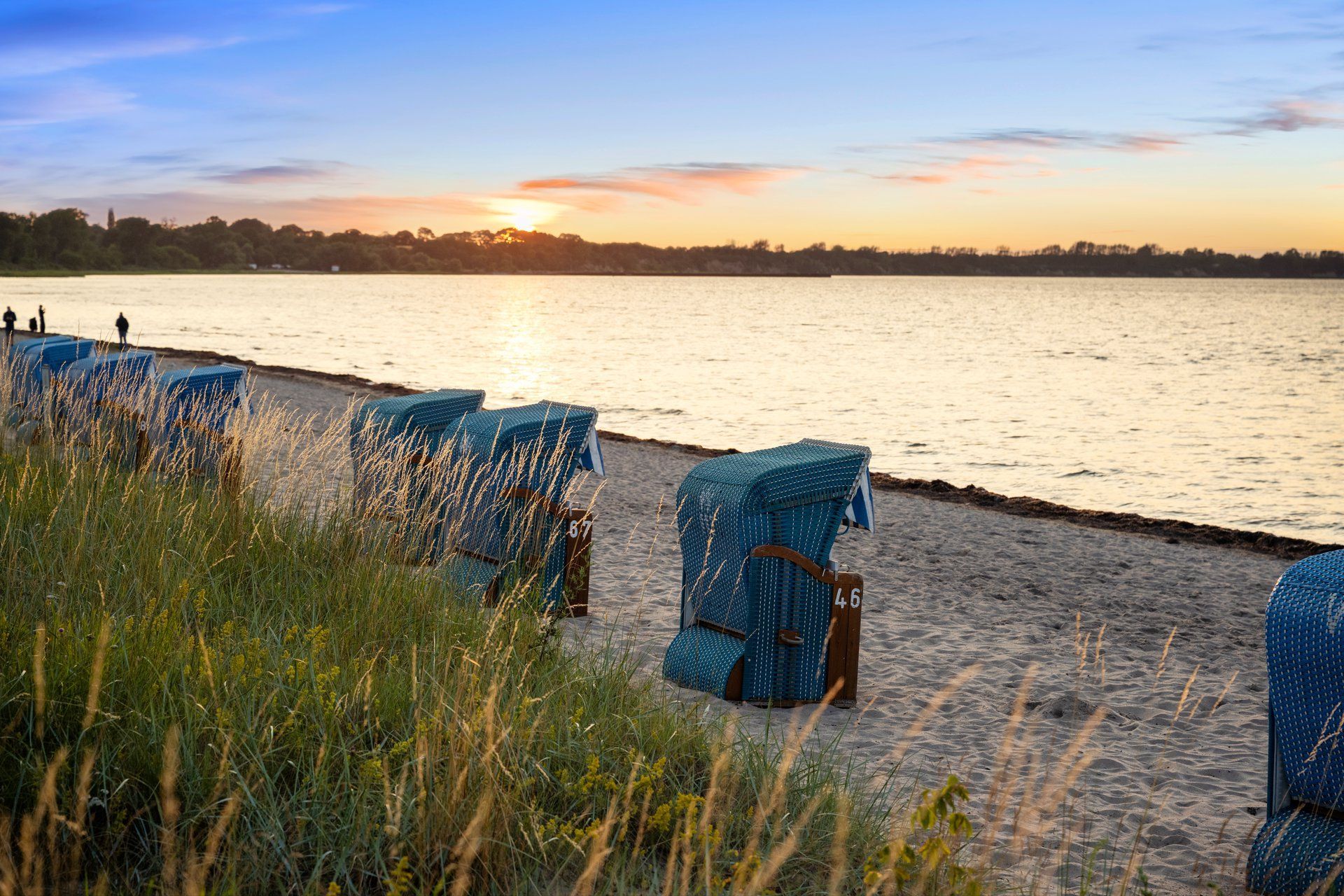 Strandkörbe an der Wohlenberger Wiek