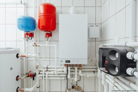 Heizungsanlage, die von der Siwa Haustechnik GmbH installiert wurde