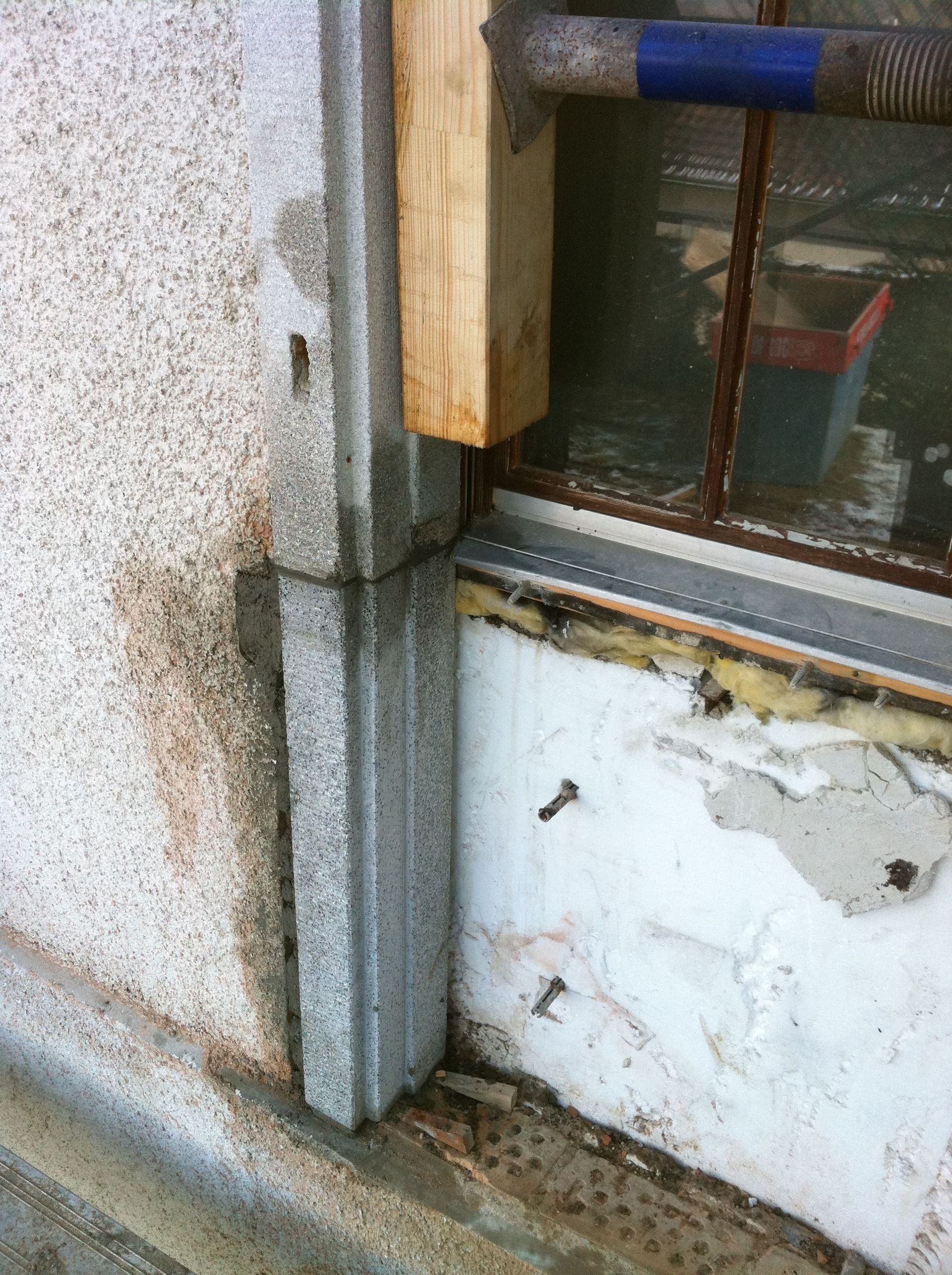 Fensterbrüstung ausschneiden und ausbrechen