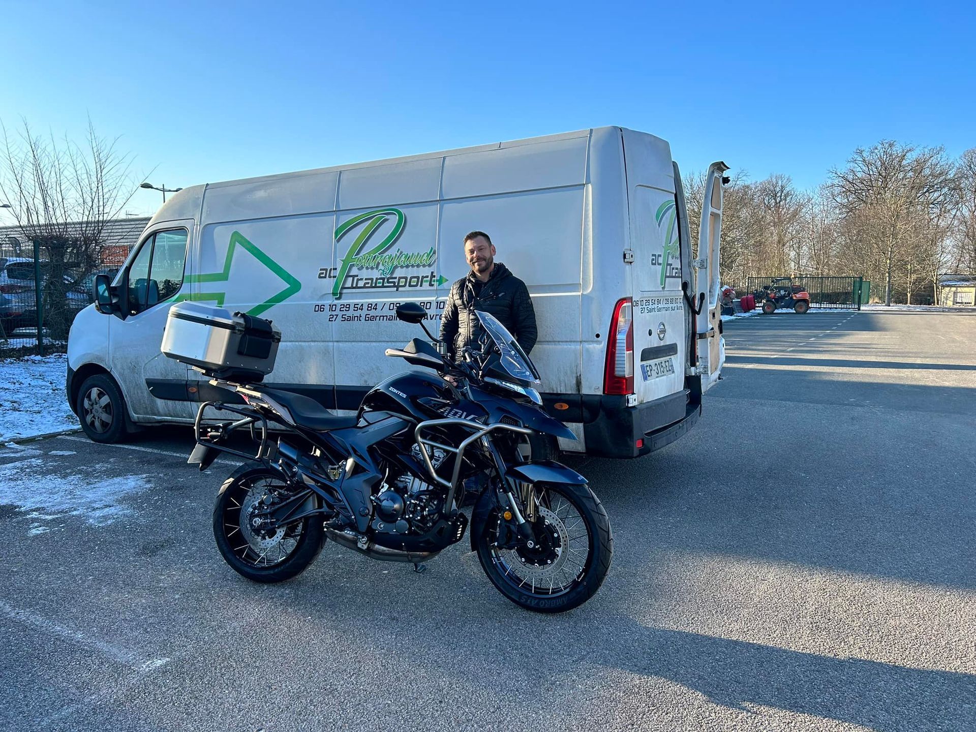 Moto pour transport express