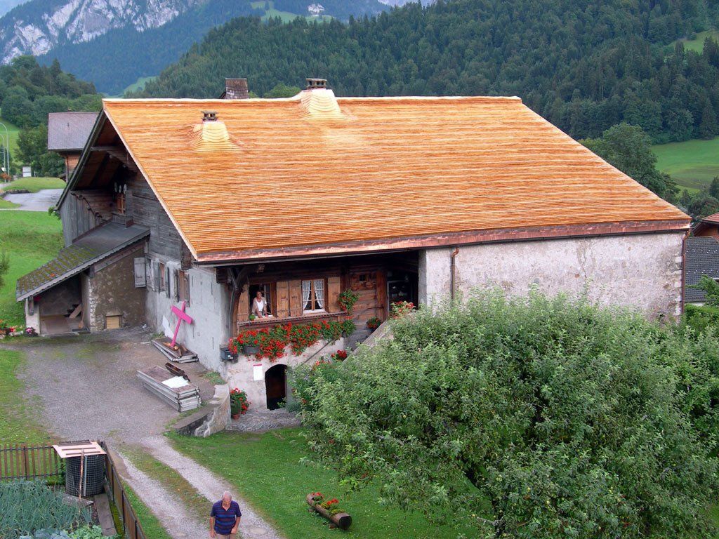 Tavillon Bois - Chateau-d'Oex - Tavillonnage
