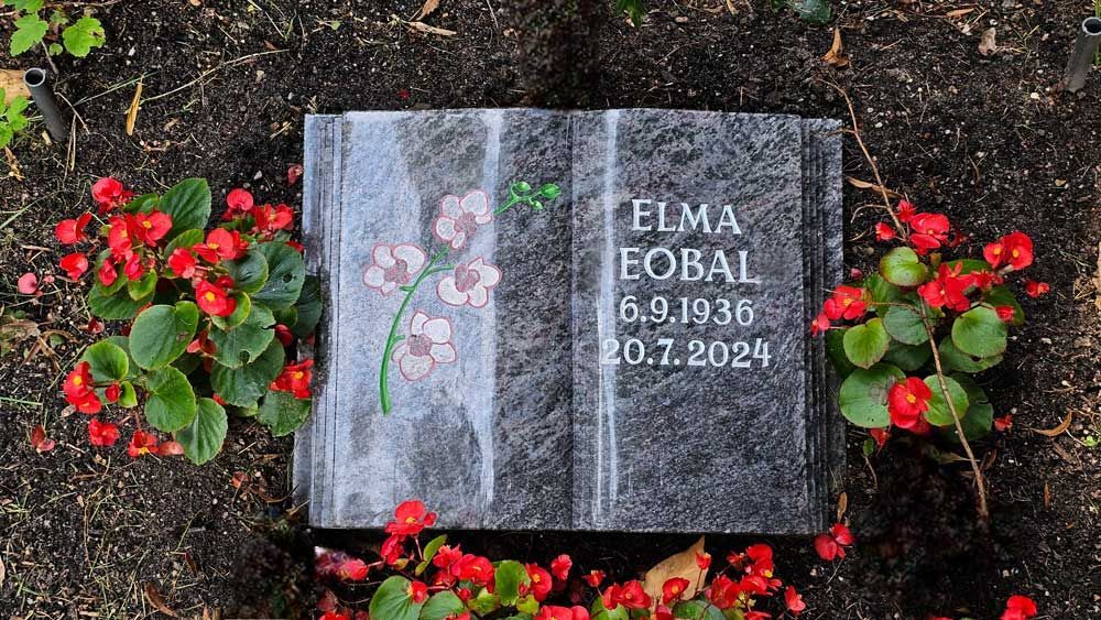 Grabstein mit dem Namen