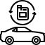 Icon Auto und Benzin
