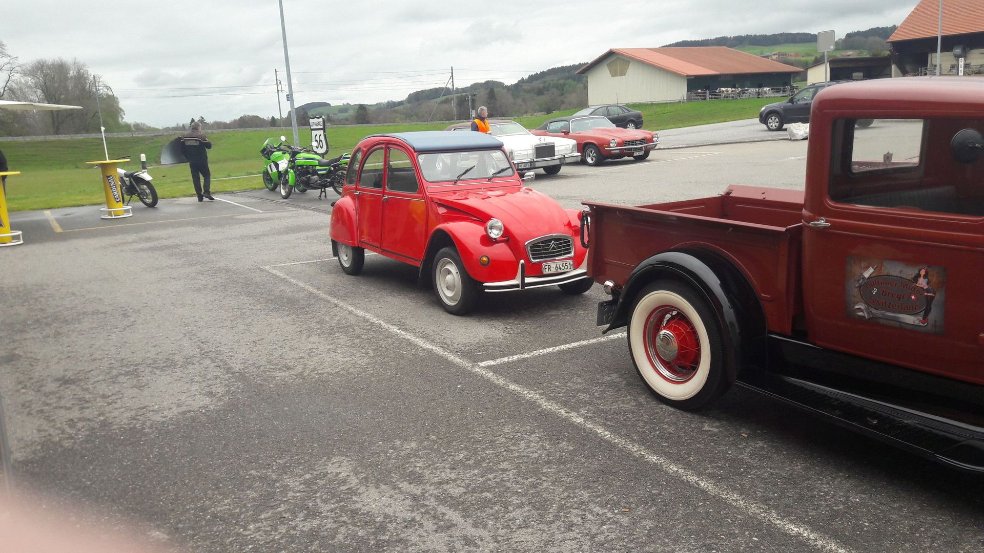 Rassemblement voitures anciennes - Le Passage 66 - Vuisternens-devant-Romont