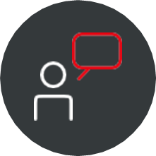 Une personne qui parle